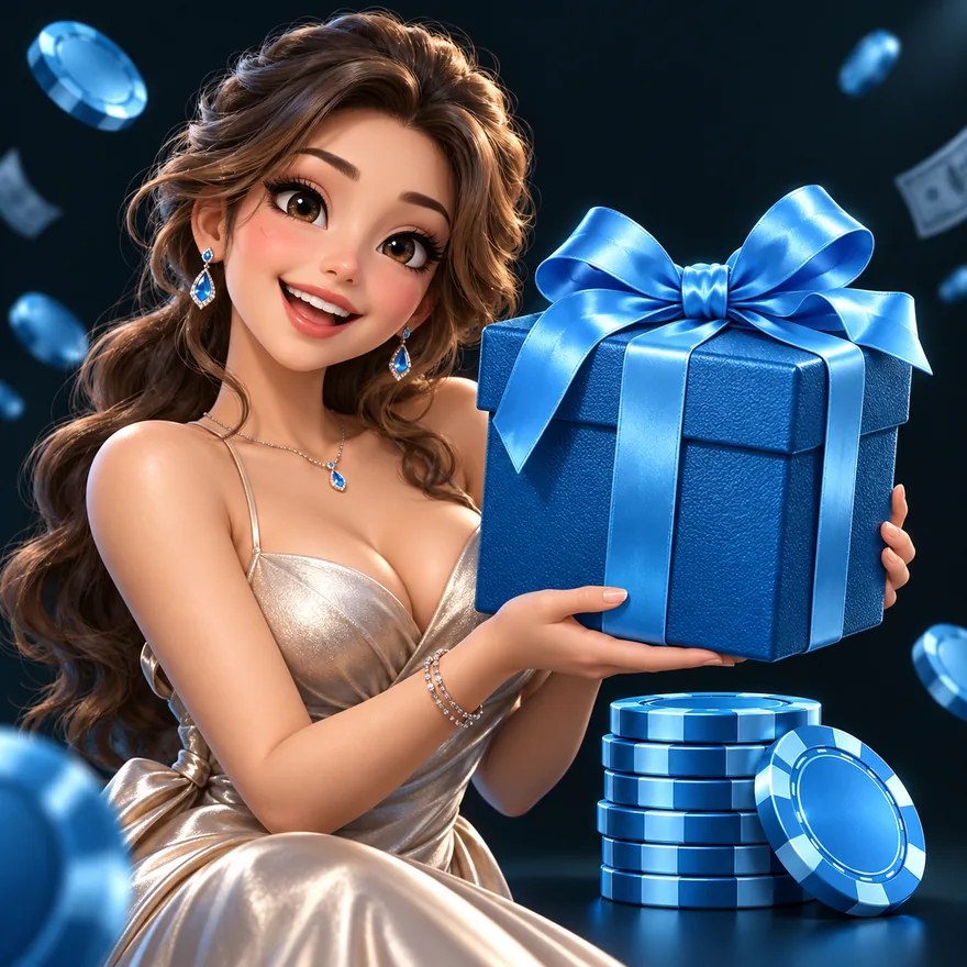 Gift box and chips — A Big Candy