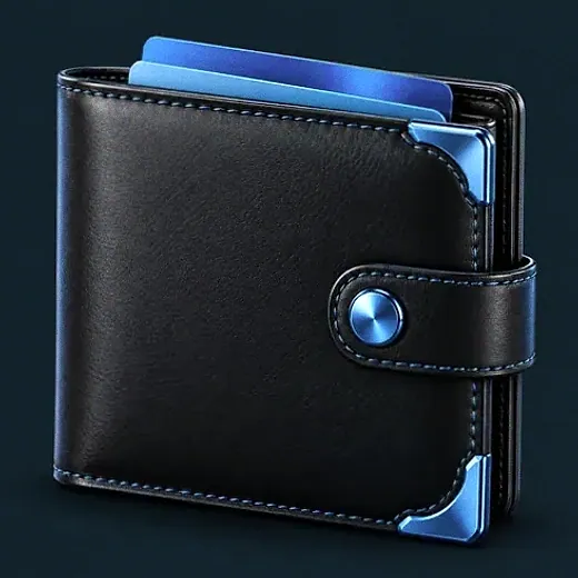 Leather wallet — A Big Candy