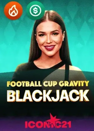 Football Cup Gravity Blackjack live game cover