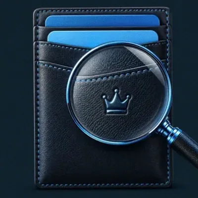 Wallet and magnifier — A Big Candy