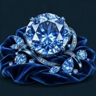 Faceted diamond gemstone — A Big Candy